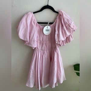 Fun pink dress!
